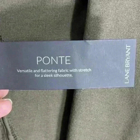 Lane Bryant Blazer Womens Plus size 18 Black Ponte Stretch The Bryant Blazer - Picture 8 of 8